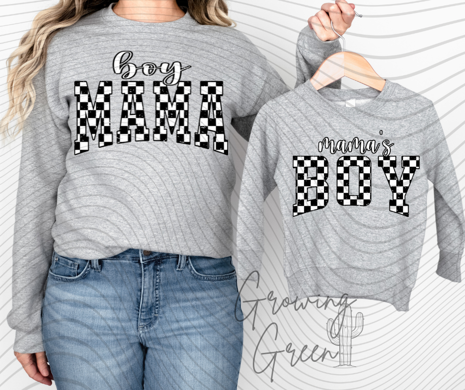 Mamas Boy Checkered