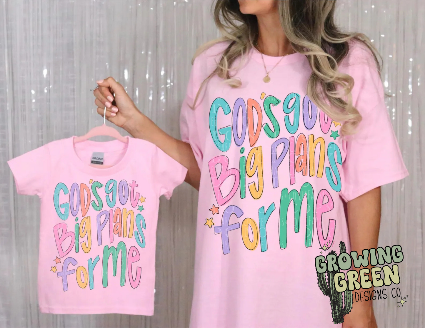 Gods Got Big Plans For Me Pink - ADULT